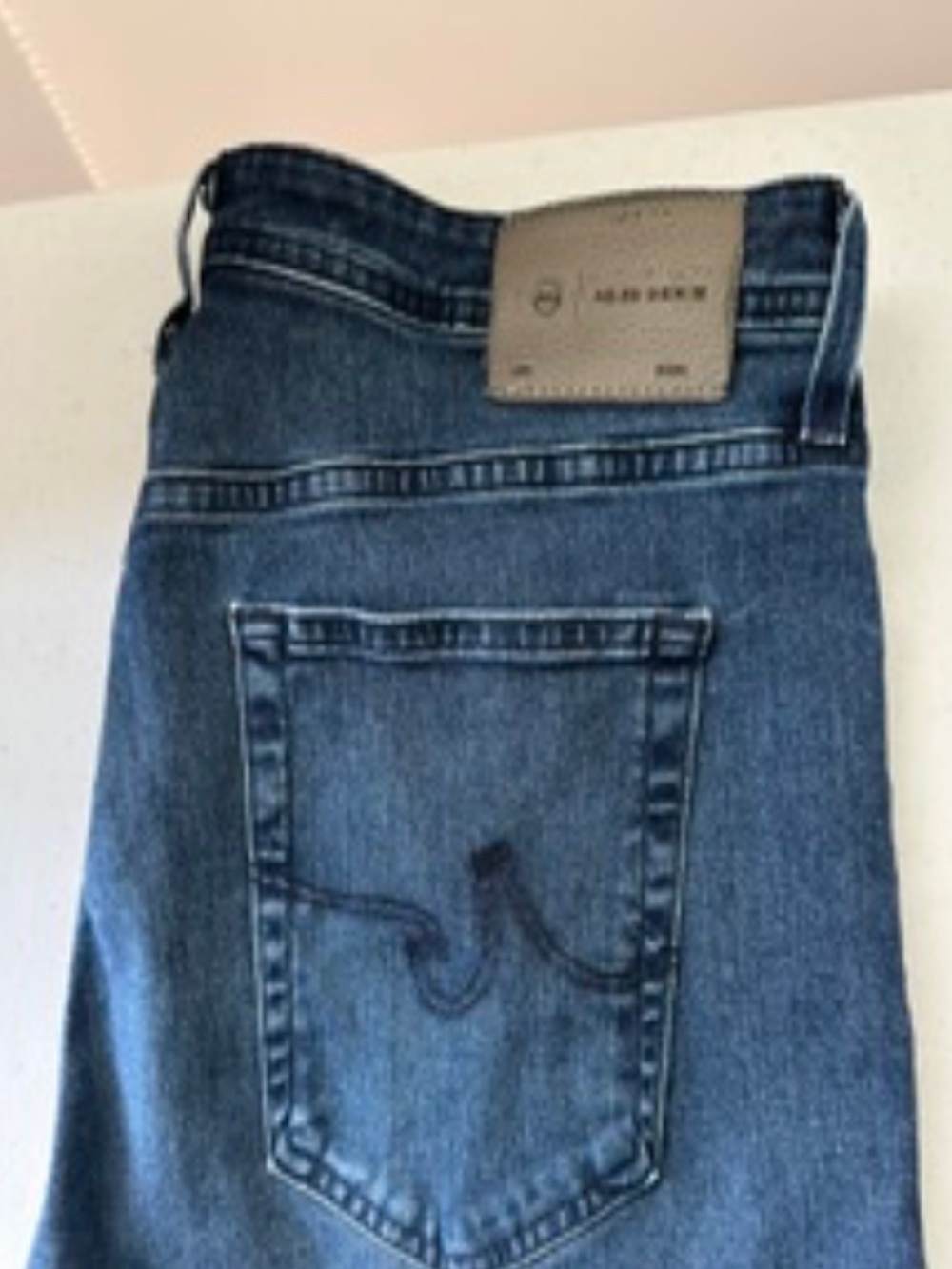 Mens - AG-ED Denim Jeans - "Everett" Slim Straight - 35 x 33
